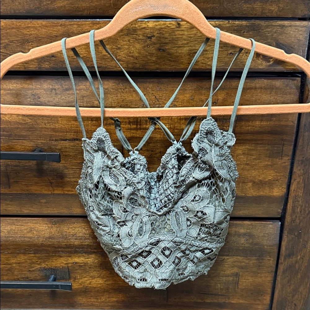 Wishlist Olive Lace Top